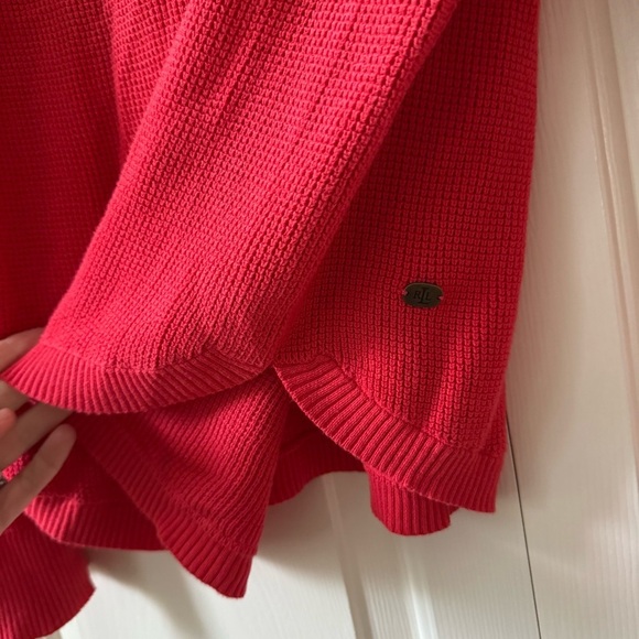 Lauren Ralph Lauren Black Label Hooded Waffle Knit Sweater - Picture 8 of 13